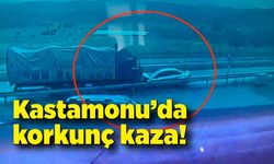 Kastamonu'da kamyon ile otomobil çarpıştı: 3 yaralı