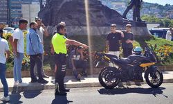 Zonguldak’ta motosikletin çarptığı şahıs yaralandı