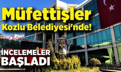 Müfettişler Kozlu Belediyesi'nde! İncelemeler başladı