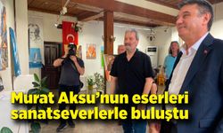 Murat Aksu’nun eserleri sanatseverlerle buluştu