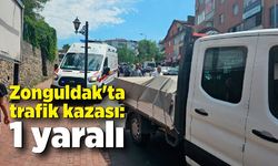Zonguldak'ta trafik kazası: Kamyonet yayaya çarptı