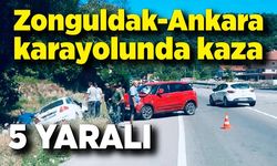 Zonguldak-Ankara yolunda kaza! 5 yaralı