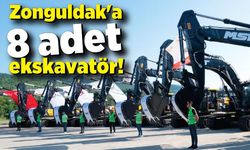 Zonguldak'a 8 adet ekskavatör!