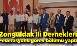 Zonguldak İli Dernekleri Federasyonu görev bölümü yaptı