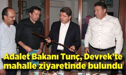 Adalet Bakanı Tunç, Devrek’te mahalle ziyaretinde bulundu