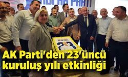 AK Parti'nin 23'üncü kuruluş yılı nedeniyle etkinlik düzenledi