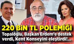 Ali Topaloğlu Başkan Erdem’e destek verdi, kent konseyini eleştirdi