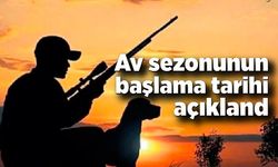 Av sezonunun başlama tarihi açıklandı