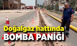 Doğalgaz hattında bomba paniği