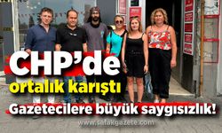 CHP’de ortalık karıştı: Gazetecilere büyük saygısızlık!