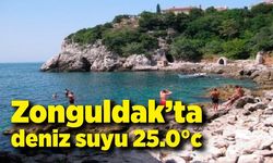 Zonguldak’ta deniz suyu 25.0°c