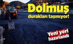 Dolmuş durakları taşınıyor! Yeni yeri hazırlandı