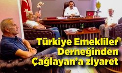 Türkiye Emekliler Derneğinden Çağlayan’a ziyaret