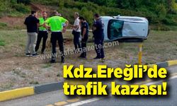 Kdz.Ereğli’ de trafik kazası: 1 kişi yaralandı