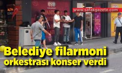 Belediye filarmoni orkestrası konser verdi