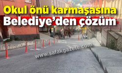 Okul önü karmaşasına Zonguldak Belediyesi’nden çözüm