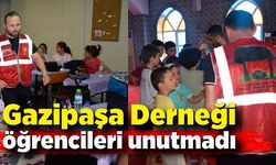 Gazipaşa Dernek yönetimi öğrencileri unutmadı