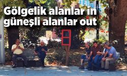 Gölgelik alanlar in güneşli alanlar out