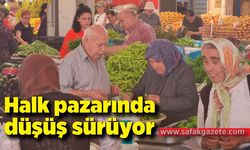 Halk pazarında düşüş sürüyor