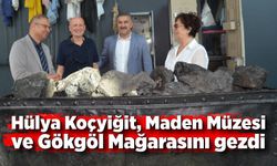 Hülya Koçyiğit, Maden Müzesi ve Gökgöl Mağarasını gezdi