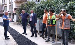 Hürmet Kartal, altyapı çalışmalarını yerinde inceledi