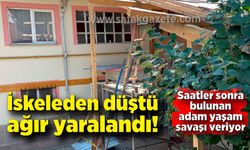 İskeleden düştü ağır yaralandı: Saatler sonra bulundu