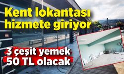 Kent lokantası hizmete giriyor