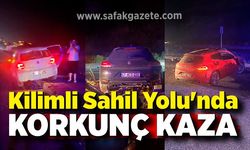 Kilimli Sahil Yolu'nda kaza; 2 yaralı