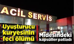 Uyuşturucu kuryesinin feci ölümü