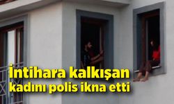 İntihara kalkışan kadını polis ikna etti