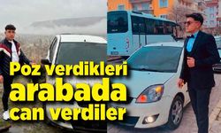 Poz verdikleri arabada can verdiler