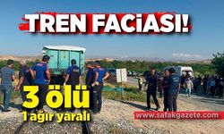 Yük treni faciası: 3 ölü, 1 ağır yaralı