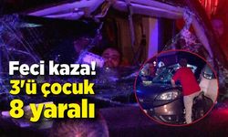 Ümraniye'de feci kaza: 3'ü çocuk 8 yaralı