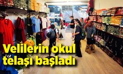 Vatandaşların okul telaşı başladı