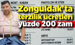 Zonguldak'ta terzilik ücretleri yüzde 200 zam; İşte zamlı tarife