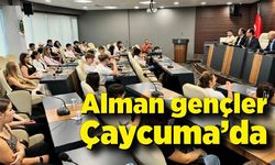 Alman gençler Çaycuma’da