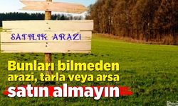 Arsa pazarlamacılarına dikkat