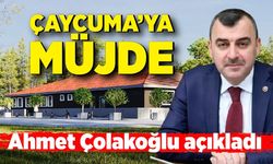 Çaycuma'ya müjde! Ahmet Çolakoğlu açıkladı