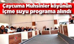 Çaycuma Muhsinler köyünün içme suyunu programa alındı