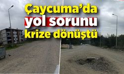 Çaycuma’da yol sorunu krize dönüştü: “Artık sesimizi duyun!”