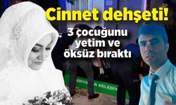 Cinnet getiren şahıs, 3 çocuk annesi eşini öldürdükten sonra intihar etti