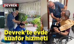 Devrek'te evde kuaför hizmeti