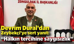 Devrim Dural’dan Zeybekçi’ye sert yanıt: “Halkın tercihine saygısızlık”