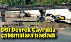 DSİ Devrek Çayı'nda Temizlik Çalışmalarına Başladı