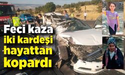 Feci kaza iki kardeşi hayattan kopardı