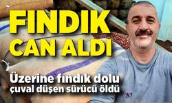 Fındık can aldı! Üzerine fındık dolu  çuval düşen sürücü öldü