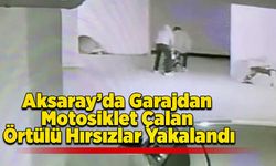 Örtülü motosiklet hırsızları önce kameraya sonra polise yakalandı