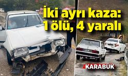 İki ayrı kaza: 1 ölü 4 yaralı