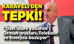 Necdet Karaveli’den Tepki: "Özel İdare yollarını orman araçları, Telekom ve Enerjisa bozuyor"