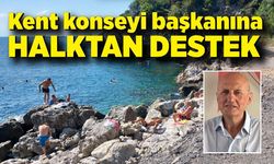 Kent konseyi başkanı halktan destek